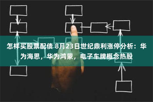 怎样买股票配债 8月23日世纪鼎利涨停分析：华为海思，华为鸿蒙，电子车牌概念热股