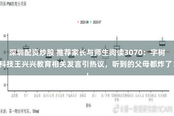 深圳配资炒股 推荐家长与师生阅读3070：宇树科技王兴兴教育相关发言引热议，听到的父母都炸了！